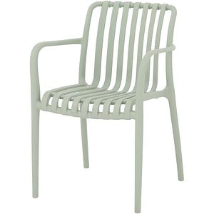 Scaun de gradina GOODHOME Timbo, 55 x 58 x 81 cm, sarcina maxima 100kg, plastic, turcoaz