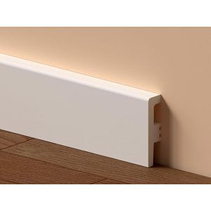 Plinta polimer Apatit, 2200 x 60 mm, alb