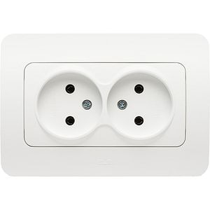 Priza electrica ELBI EL0072891, IP20, 16A, 220-240 V, alb