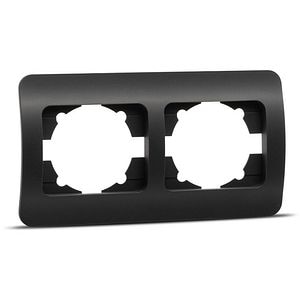 Rama ELBI, 2 module, IP20, negru