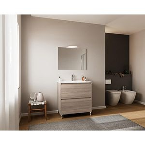 Set mobilier baie cu oglinda, 80 cm  Lisabona