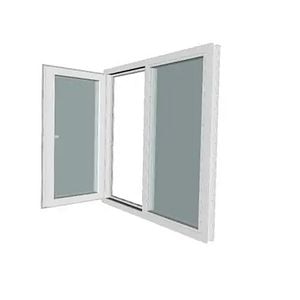 Fereastra termopan PVC, Alb,  camere, 100 x 100 cm, Stanga, Simpla deschidere