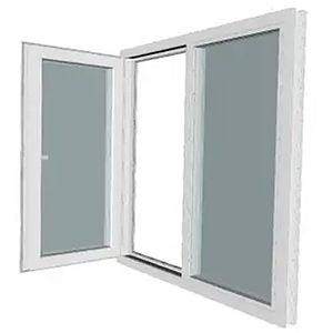 Fereastra termopan PVC, Alb,  camere, 100 x 100 cm, Stanga, Simpla deschidere