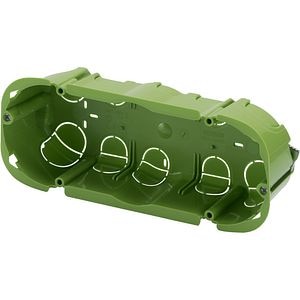 Doza GEWISS GW24406PMDY, 6 module, verde