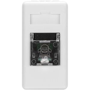 Priza electrica GEWISS GW20265DY02, interior, incastrat, IP40, 16A, alb