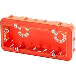 Doza GEWISS GW24406DY, 6 module, portocaliu