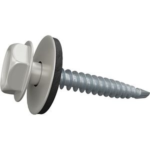 Surub autoforant lemn, 4.8 x 25 mm, alb, vrac