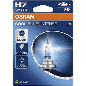 Bec auto halogen OSRAM Cool Blue Next Gen, H7, 5000K, 55W, 12V, 1buc