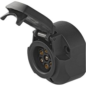 Priza auto remorca CARMAX, 7 pini, 12V, negru