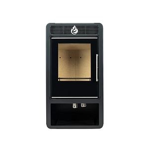Semineu pe lemne din otel, 8 kW, 55 x 99 x 43, burlan 15 cm, volum 33 L Designo