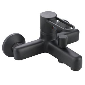 Baterie cada Axys Mart, monocomanda, alama, negru mat