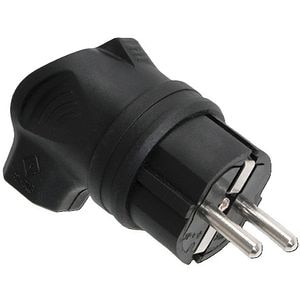 Stecher IEK, cauciuc, 3500W, 16A, negru