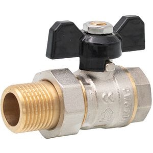 Robinet cu clapa fluture ERMETIQ ER-HMF12, 1/2", alama