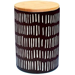 Recipient depozitare FRANDIS, 11x15.6cm, ceramica, negru