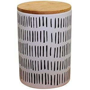 Recipient depozitare FRANDIS, 11x15.6cm, ceramica, alb