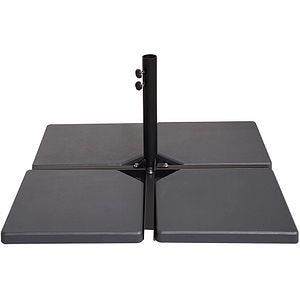 Suport umbrela GOODHOME Moku, 50 x 50 x 5.5 cm, 30kg, beton, negru