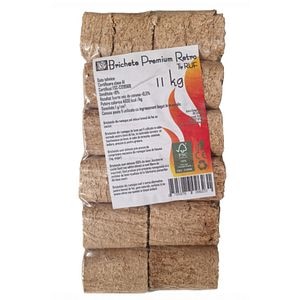 Brichete premium retro tip RUF, rumegus de fag, 11Kg