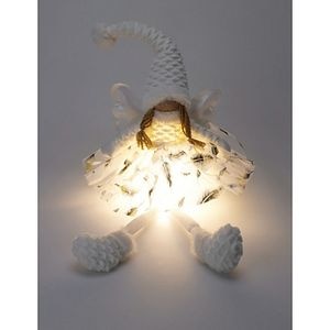 Decoratiune Ingeras LED, 60cm, alb