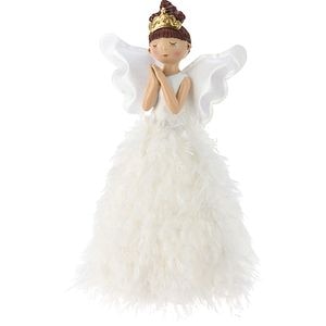 Decoratiune Ingeras LED, 22 x 36 cm, alb