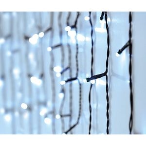 Perdea lumini Turturi, alb rece, 360 LED