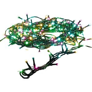 Instalatie Craciun interior/exterior, 240 LED-uri, 18 m, multicolor macaron