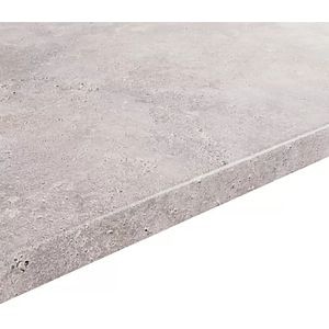 Blat bucatarie GOODHOME, 300 x 62 x 3.8 cm, PAL, gri beton