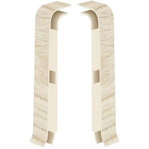Terminatie stanga-dreapta VILO Esquero 605, PVC, 6.7 cm, 2 bucati, platan vestic