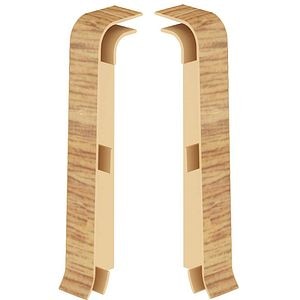 Terminatie stanga-dreapta VILO Esquero 608, PVC, 6.7 cm, 2 bucati, stejar rosu