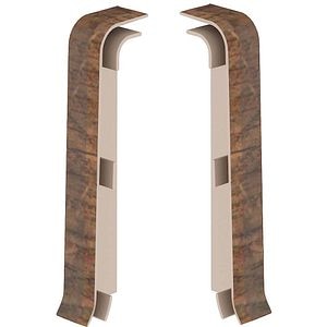 Terminatie stanga-dreapta VILO Esquero 612, PVC, 6.7 cm, 2 bucati, stejar