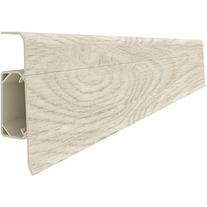 Plinta parchet VILO Esquero 604, PVC, 250 x 6.66 x 2.2 cm, platan Bianco
