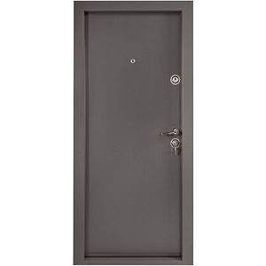 Usa de intrare pentru apartament Bronze, fara geam, dreapta, MDF, 88 x 201 cm, antracit