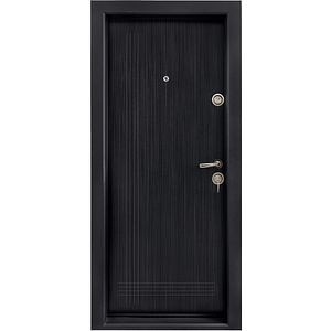 Usa de intrare pentru apartament, fara geam, dreapta, MDF, 88 x 201 cm, negru perlat