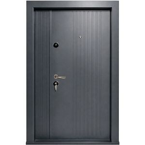 Usa metalica pentru exterior BR120. fara geam, dreapta, 205 x 120 cm, antracit