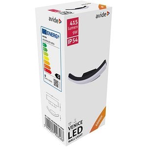 Aplica de exterior LED AVIDE Venice, 9W, IP54, negru