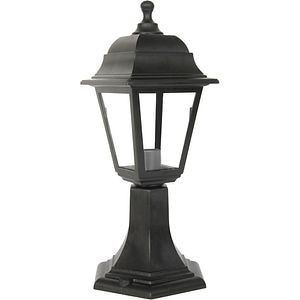 Stalp iluminat exterior AVIDE, E27, 60W, IP44, negru