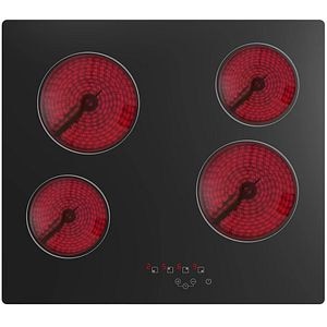 Plita incorporabila NN4ZCR60EU, Vitroceramica, 4 arzatoare, Touch Control, negru