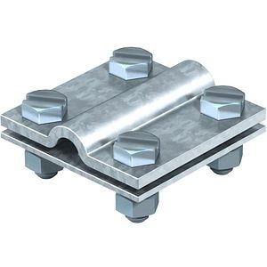 Clema legatura cruce OBO, conductor 8-10 mm2 - platbanda 30 mm, otel