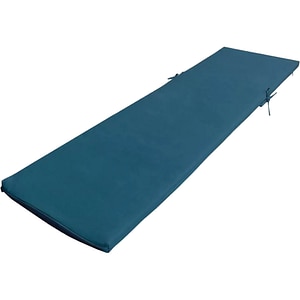 Perna pentru sezlong COCOS, 185 x 55 x 5 cm, bumbac si poliester, albastru