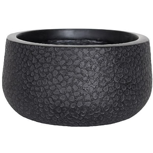 GHIVECI VOLCANIC FINISH NEGRU 24 CM