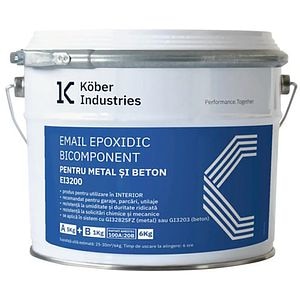 Email epoxidic Kober, gri RAL 7040, 6L