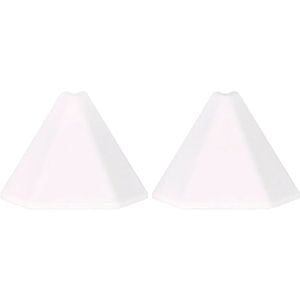 Set accesorii profil blat colt exterior TE-MA, 2 buc, argintiu