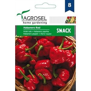 Seminte ardei iute Habanero red AGROSEL, 5.15 g