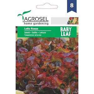 Seminte salata creata rosie Lollo Rossa AGROSEL, 5.15 g