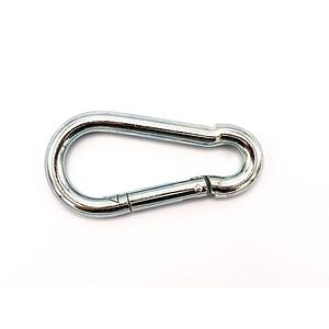 Carabina cu clapa, 10 x 100 mm, otel, argintiu