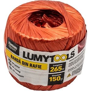 Banda LUMY TOOLS, rafie, 265 m, 150 g, rosu