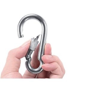 Carabina cu siguranta, 7 x 70 mm, otel, argintiu