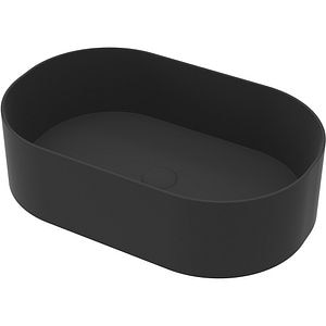 Lavoar pe blat SAVINIDUE, ceramica, 55 x 37 cm, negru