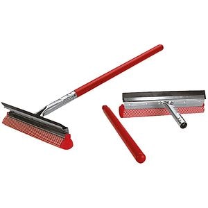 Racleta geamuri BOTTARI 32143, 60 x 25cm, plastic, rosu