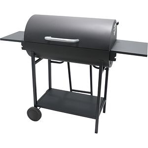 Gratar carbune Stockholm, 83 cm, 2 suprafete, 2 role, negru