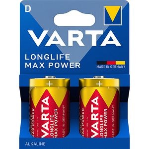 Baterii VARTA Long Life Power D, LR20, 1.5V, 2 bucati